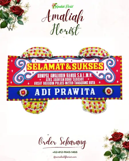 Papan Bunga Ucapan Selamat Glodog